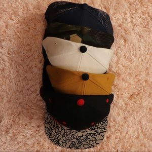 SnapBack Hat Bundle— Brixton HUF Reckless